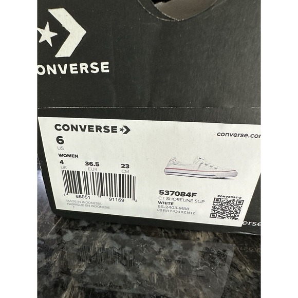 Womens Converse All Star Chuck Taylor Shoreline Sneaker - White Sz 6 NWB - Picture 2 of 5